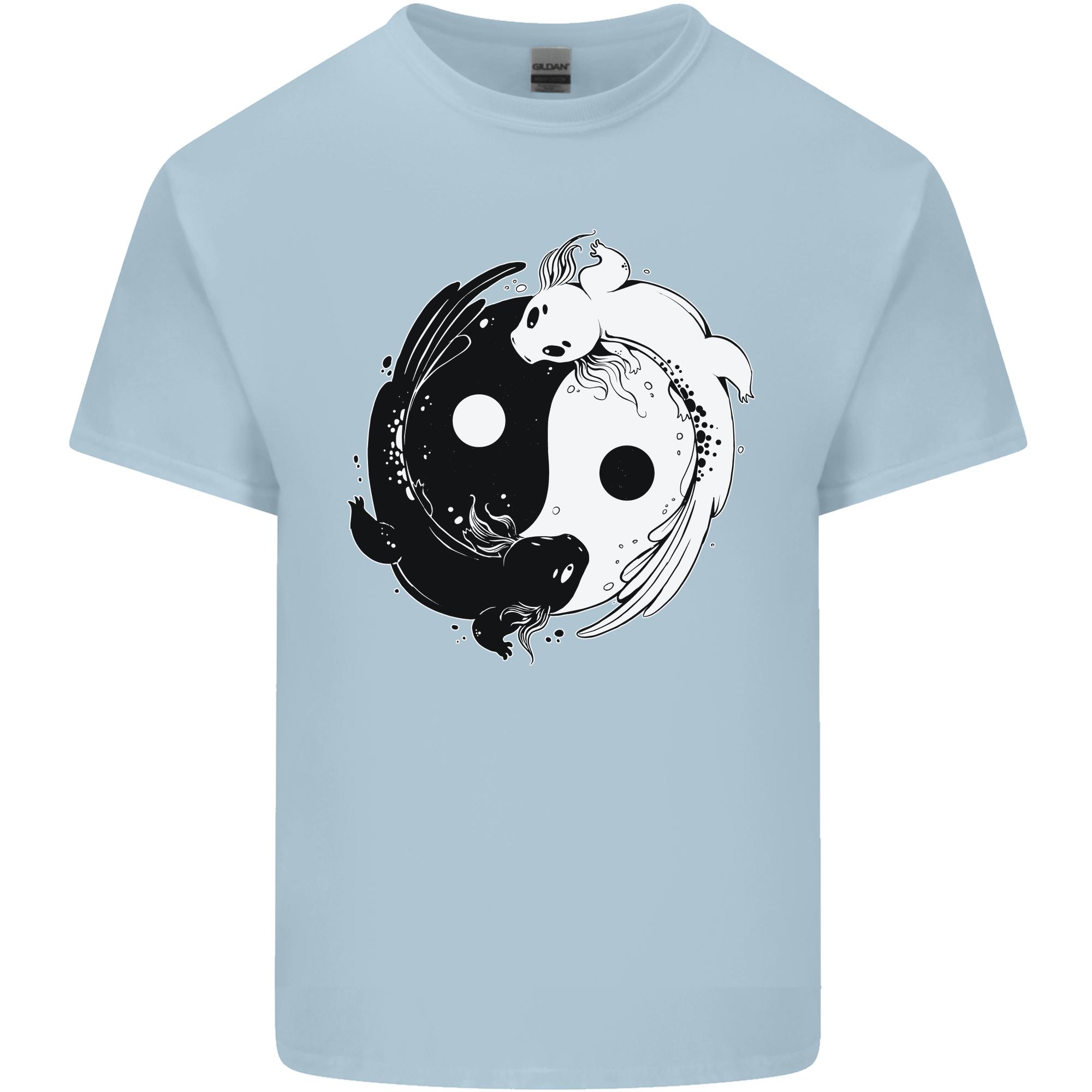 Yin Yang Axolotl Unisexs Light Cotton TShirt S