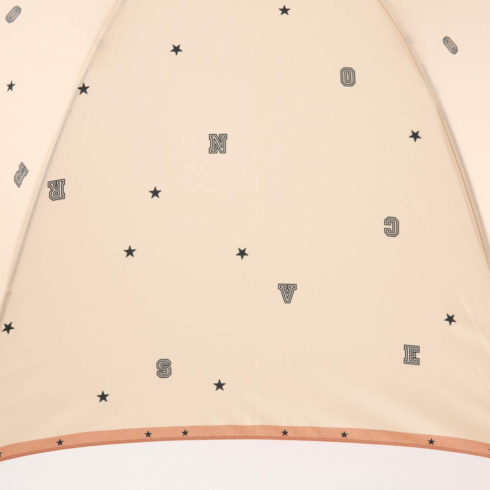 Ogawa Converse Long Umbrella for Men and Women, UV Protection, 60cm, 7 Ribs, Water-Repellent, Jump-Style, Random Logo, 20160