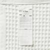 MUJI Waffle Weave Large Bath Towels, Off-White, Set of 2, 70 x 140cm, Lint-Resistant, Quick-Drying, Product Code: 83344863