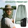 Net Mesh, Face Neck Fly Netting Hood From Bugss Noseeums Screen Net For Any Outdoor Lover With Carry Bags Fits Most Sizes Of Hats Caps