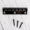 Electric Bass Fixed Bridge 12 String Professional Bass Accessory Fixed Bridge Metal Texture Bass Guitar Part for Guitar
