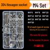 304 Stainless Steel Hex Head Screw Nut Set M2-M20