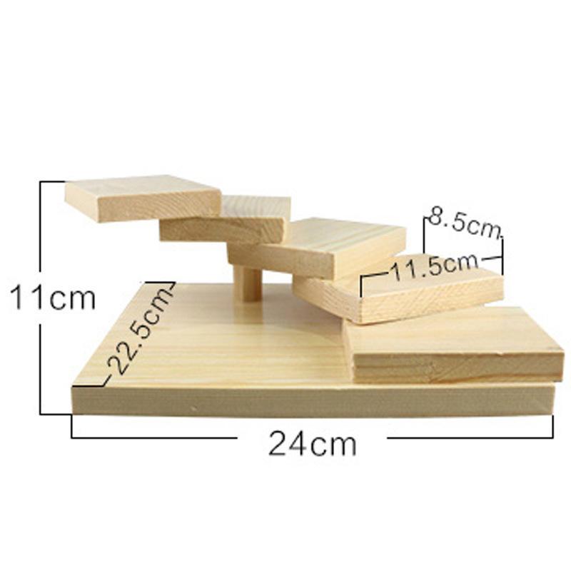 Solid wood function. Rotating sushi plate