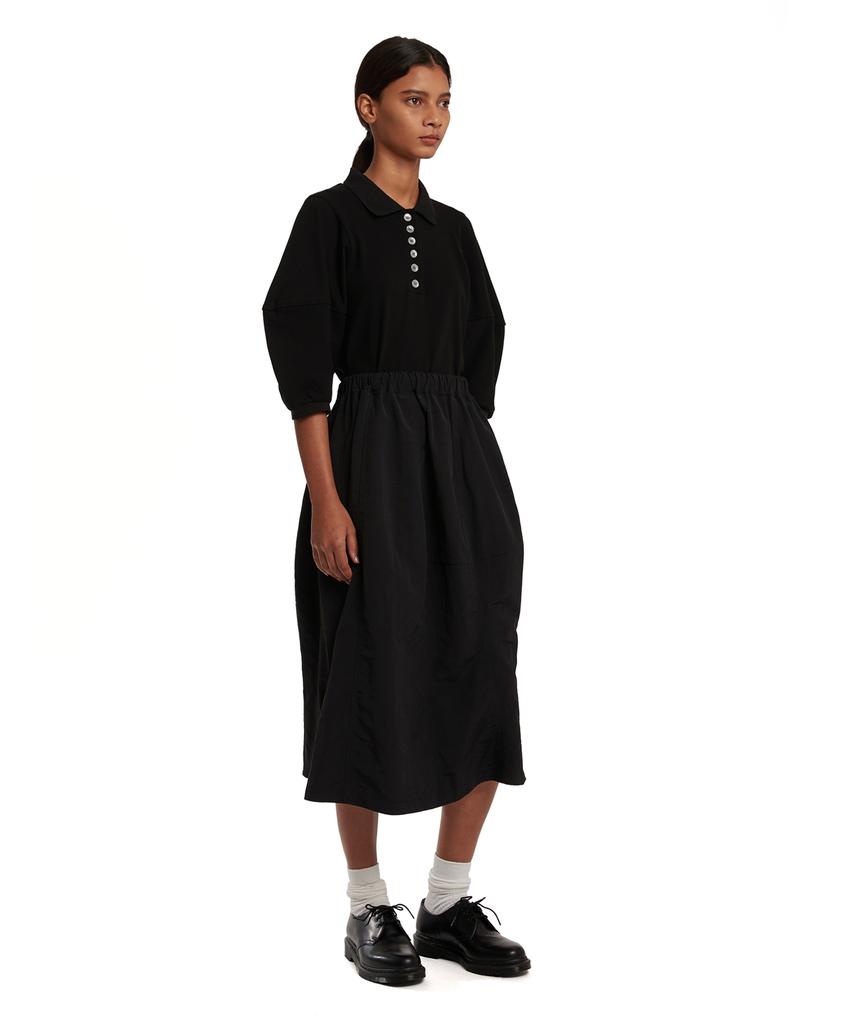 TRUNK PROJECT Ballooned Sleeves Pk Shirt_Black