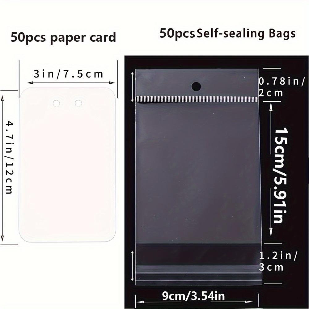 Kraftpapierkarte zur Schlüsselanhänger-Präsentation (7.5x12cm)