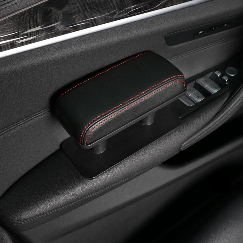 PU Leather Car Armrest Pad Soft Sponge Padding Car Door Armrest Cushion  for Driving