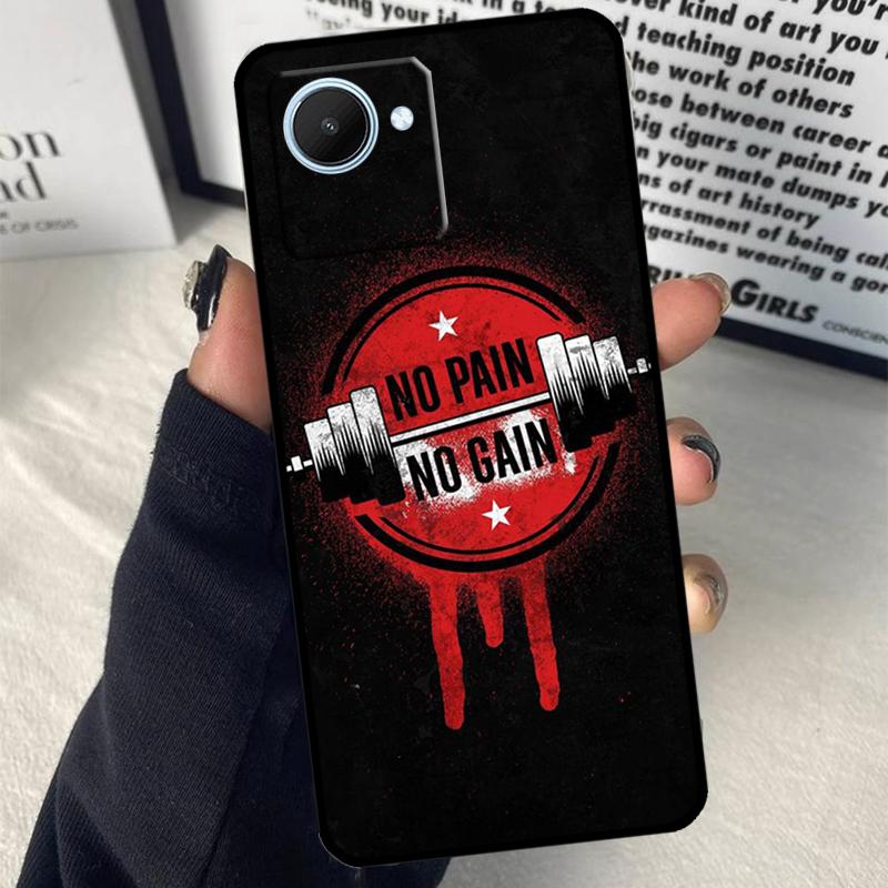 Bodybuilding Gym Fitness For Realme GT7 Pro GT6 C67 C65 C63 C61 C55 C53 C51 C71 C75 10 11 12 13 14 15 Pro Plus Case