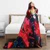 Chainsaw Man Reze   Blankets Quality Soft  Bedding Throws Winter Airplane Travel Living Room Funny Bedspread