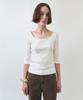 Simeteuligpeosenteu Feminine 2-Way Top / White
