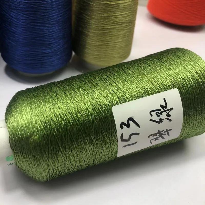 

2000Meter Mulberry Silk Yarn For Hand Knitting Mercerized Yarn To Embroidery Machine Knitting Line 8# Lace Yarn To Crochet