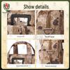 Flame Soldier Camouflage Briefcase Laptop Bag
