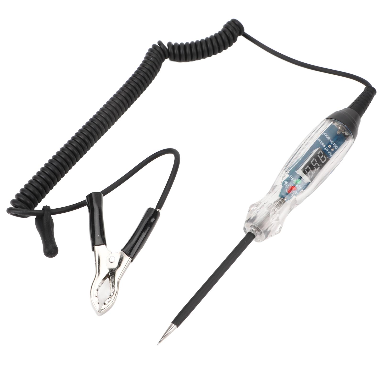

DC Digital LED Circuit Tester with Voltmeter 360V Car Light Tester Auto Electric Voltage Tester