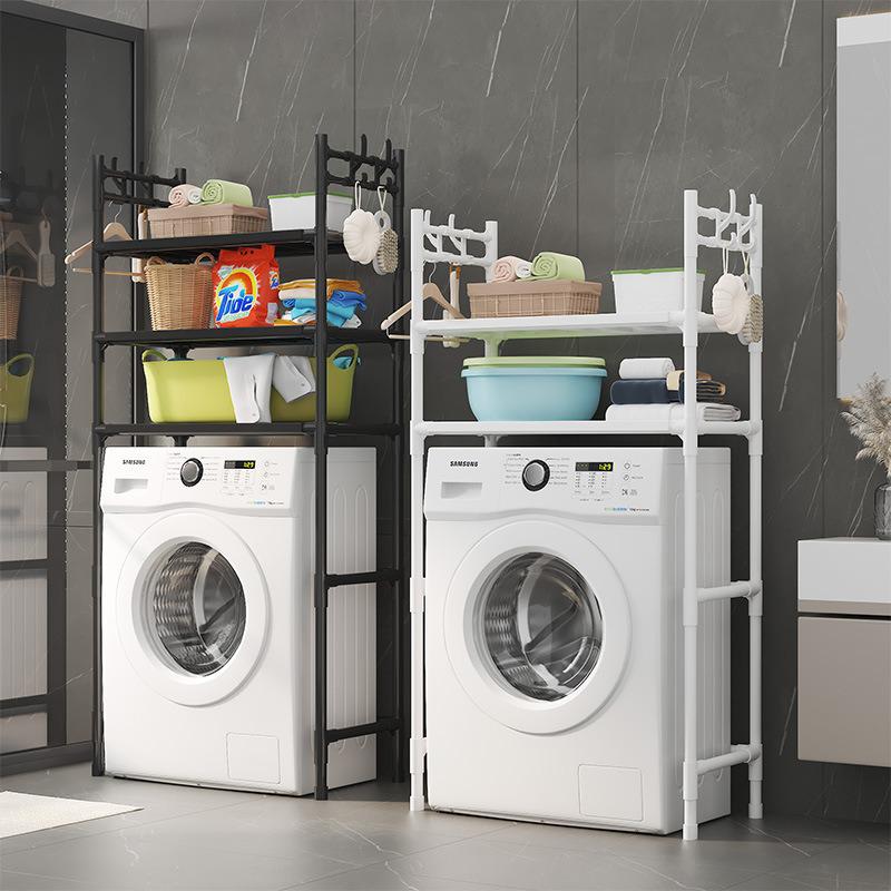 Freestanding Large Capacity Washing Machine with Multi-Layer Storage Wardrobe and No-Punch Space-Saving Design