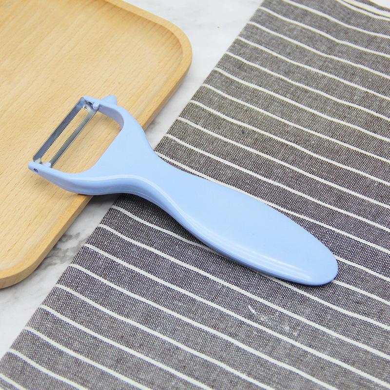 

Домашняя кухня Многофункциональная овощерезка, нож для чистки овощей, овощечистка, скребок для фруктов, рубанок из нержавеющей стали для картофеля синий