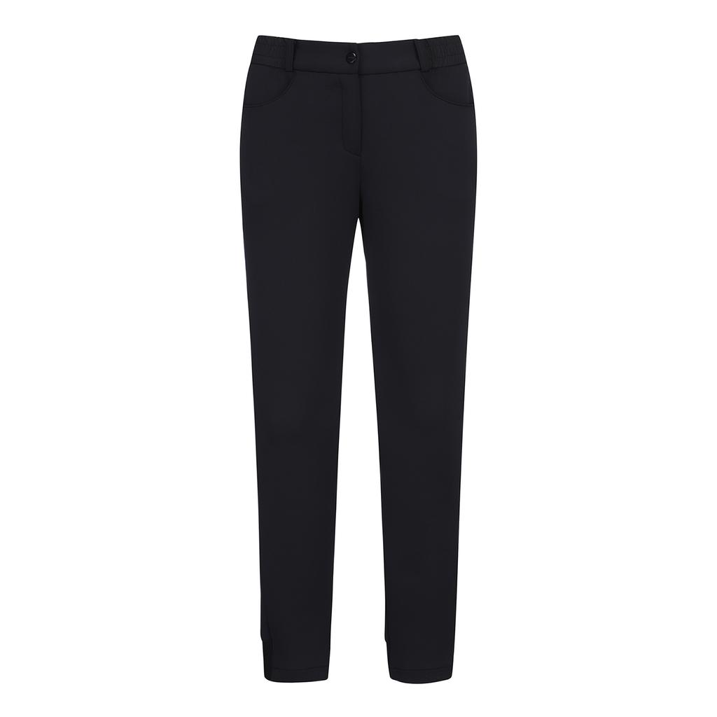 SUPERIOR Women'S Soft Touch Waistband Half Jogger Pants Black (L0B730739)