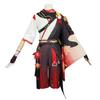 Auswirkungen Kaedehara Kazuha Cosplay Kostüm Halloween Karneval Samurai Kostüm Perücke