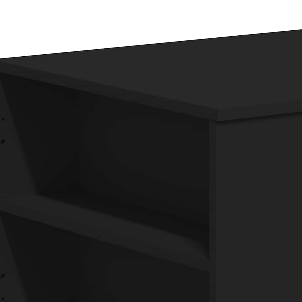 Coffee Table Black 102x55x42 Cm Wood Based Panel