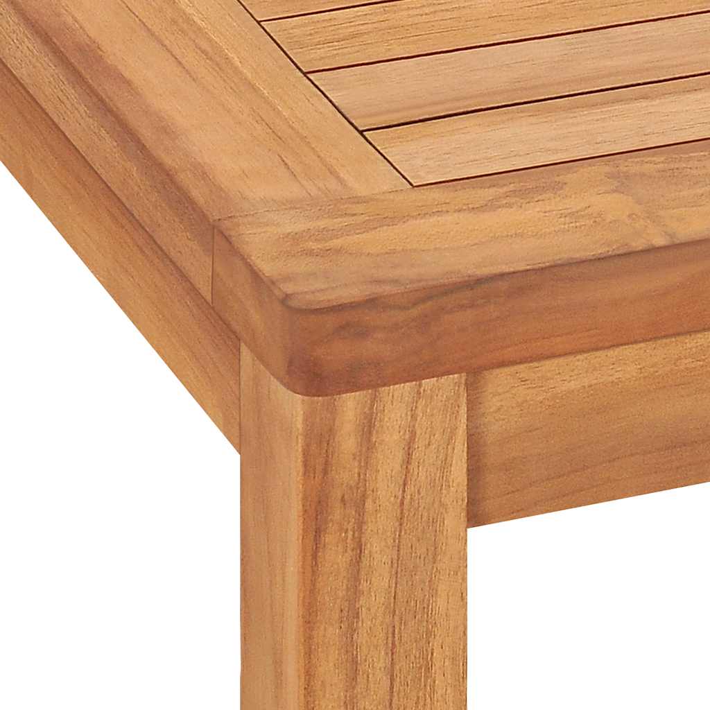 4 Piece Garden Dining Set Solid Teak Wood