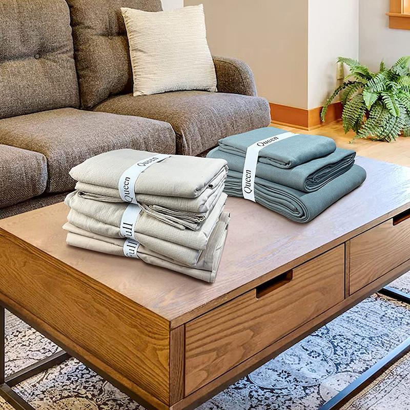 Homes Bed Sheet Organizer Elastic Label Bands Organizers For Linen Closet