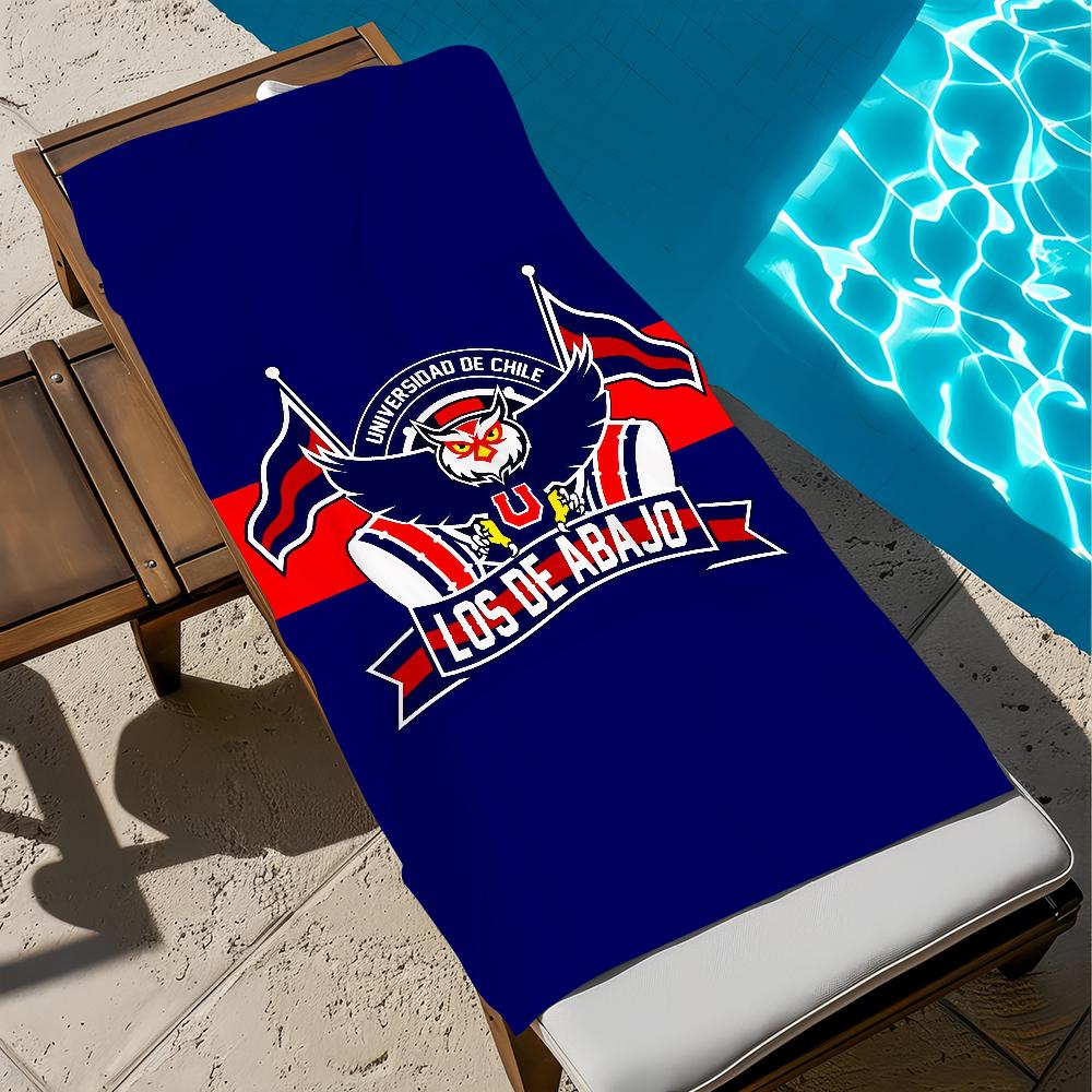 Mode art cool Club U-UniversidadS de C-ChileS doux Serviettes de Plage Voyage natation Piscine Serviette de Bain Salle de Sport Spa maison Décor Cadeau Vacances