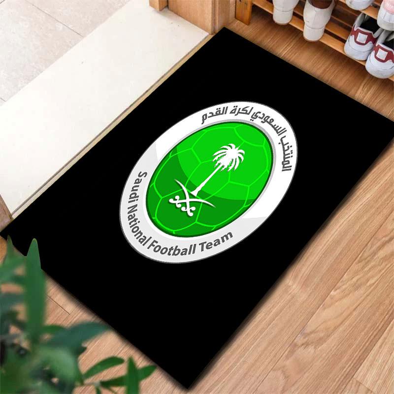 Saudi Arabia National Football Team Carpet Rug for Living Room Bedroom Home Sofa Decoration,Kids play Non-slip Floor Mat