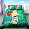 Stitch & Lilo Stitch Duvet Cover Cartoon Quilt Cover Soft and Breathable Bedding Set Twin Size for Bedroom Decor Best Gifts