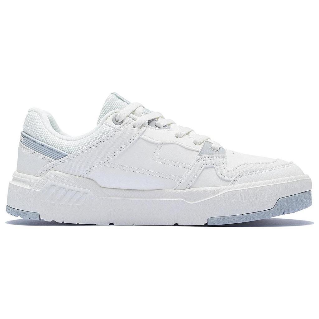 Li Ning ACE V2 Abrasion Resistant Breathable Low Top Skateboard Shoes Women's White Gray AGCS156-1