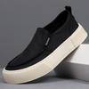 Men Casual Shoes Platform Canvas Shoes Breathable Slip on Flats Man Loafers Comfortable Lightweight Walking Shoes Size 48