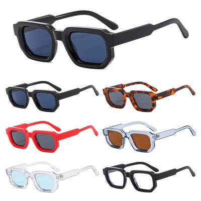 Retro Small Square Sunglasses Women & Men Punk Shades, Fashion UV400 Protection Sun Glasses