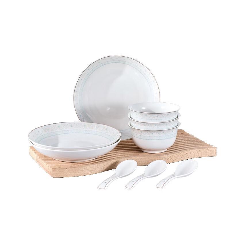 VISIONSCorelle Brands Persian Style 9-Piece Ceramic Dinnerware Set