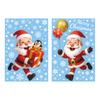 Christmas Electrostatic Window Stickers Santa Claus Snowman Snowflake Window Glass Decoration Stickers