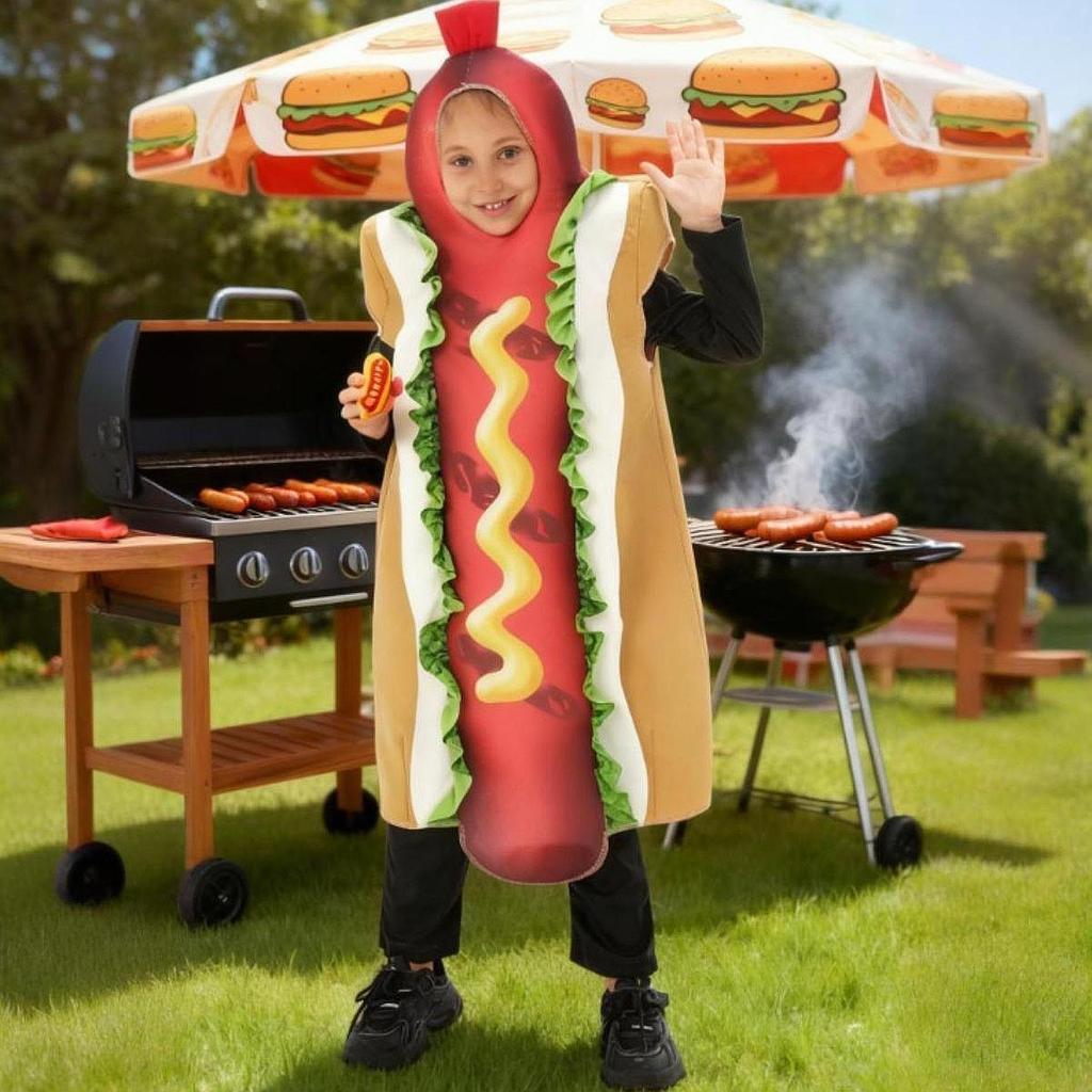 Kids Dog Costume Cute Fashion Show Clothing for Halloween Party Birthday S