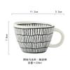 330ml Keramický hrnek s uchem Šálek na kávu Šálek na odpolední čaj Šálky na mléčný čaj Hrnky na mléko Hrnky na kávu Nápojové sklo Šálek na čaj Sklenice na vodu