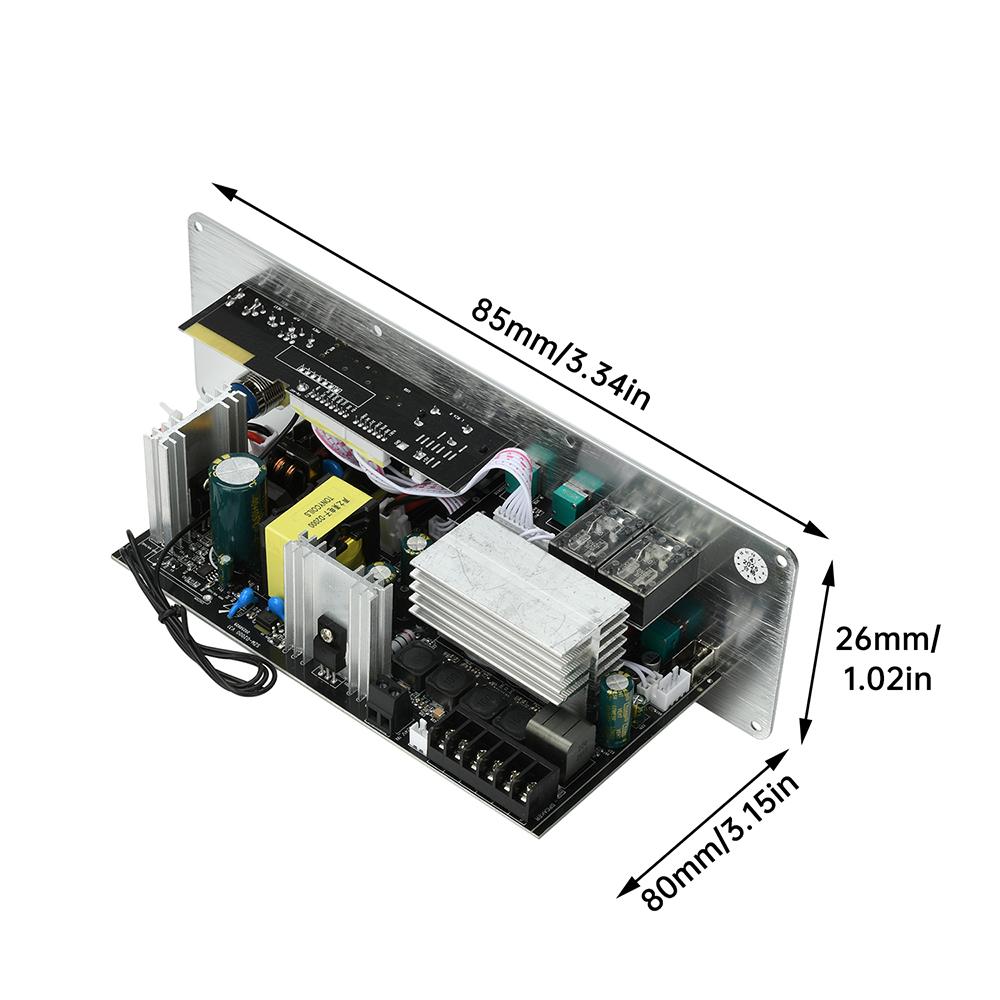 DC 24V/AC110-20V D2000 BT Amplifier Board 2.1 Channel 100W+100W+200W High-Power Output