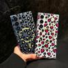 Applicable To Samsung S25u Mobile Phone Case, Leopard Print S26 Magnetic Case, European and American Wind Electroplating S23plus Transparent Case