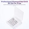 6pcs/set Nail Drill Machine Bit Nail Gel Removal Polishing Tools Pedicure Manicure Rotary Grinding Buffer Polisher