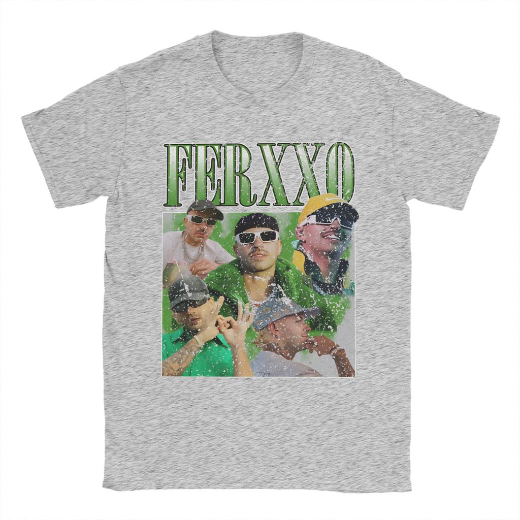 Feid Ferxxo T Shirt Male Streetwear T Shirts Summer Crewneck Fashion Tee Shirt Casual Oversized Tops