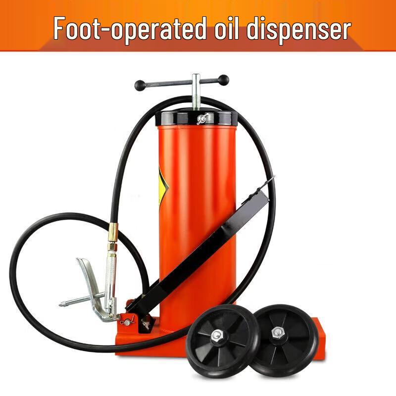 Foot-Operated Grease Gun