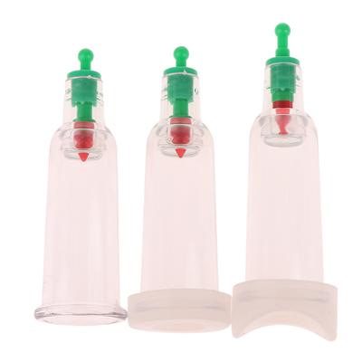 Silikon Hacme Masaj Sağlık B7 Kutuları Vakum Hacme Çin Tıbbı Ventosa Terapia Plastik Bardak Parmak Küçük Gaz