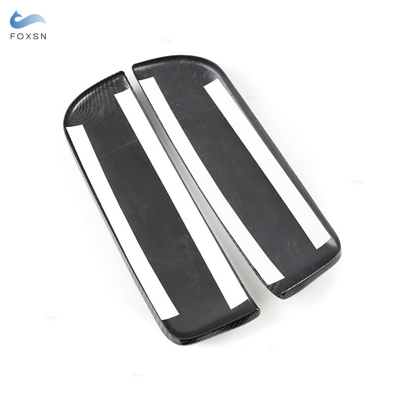 ABS-Kohlefasermuster Autozubehör Mittelkonsolendeckel Armlehnenkastenabdeckung Verkleidung für BMW X5 X6 F15 F16 2014 - 2017