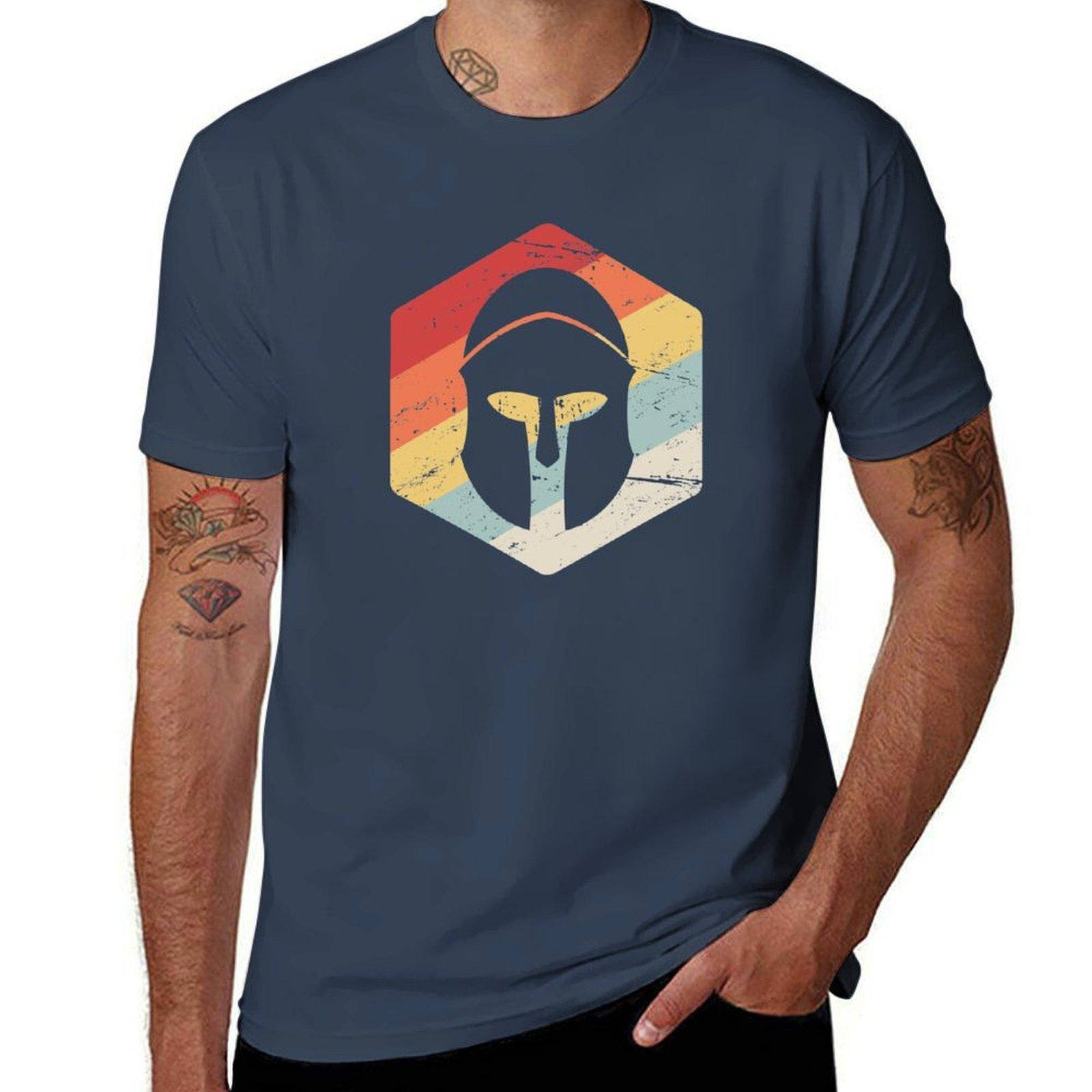 The Iliad Ancient Greek Mythology Retro Tshirt Casual Streetwear Short Sleeve Tee S