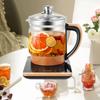 1.8L Electric Glass Kettle With Tea Infuser & Egg Steamer Rack, Temperature Control Electric Kettle With 18 Smart Programs