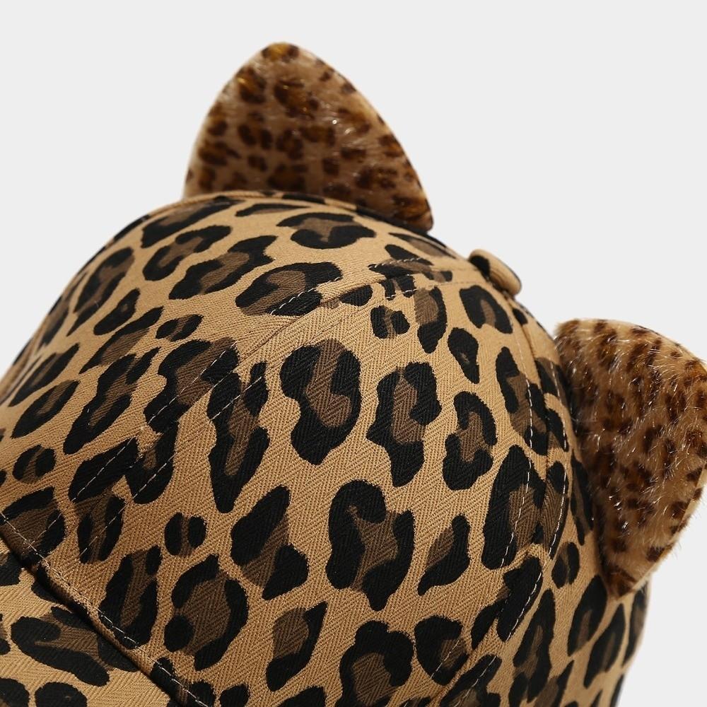 Casquette de Baseball Respirante Oreilles de Chat Chapeau de Soleil Réglable Mode Chapeau Bec de Canard Quatre Saisons