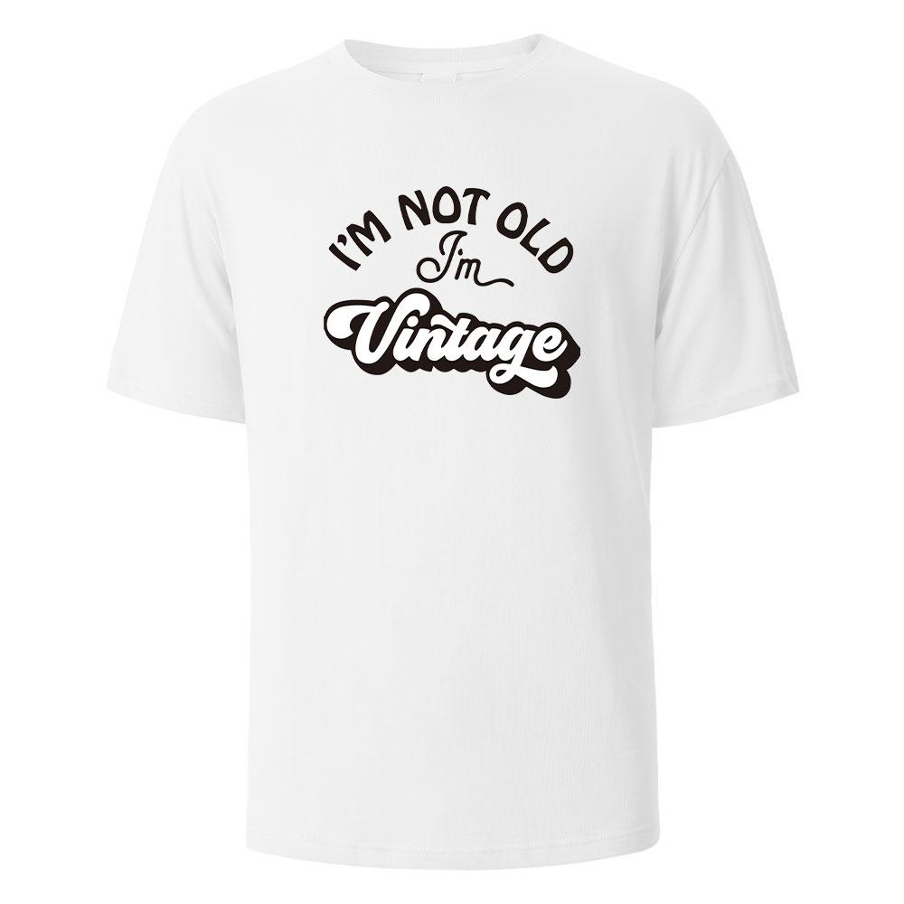 cotton I'm Not Old Print T-Shirt Summer Tees For Men Women 100% Cotton O-neck Oversize Casual Short sleeved Tops
