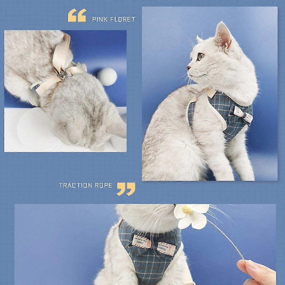 Vest-Type Cat And Dog Traction Rope-Bow Pet Chest Strap