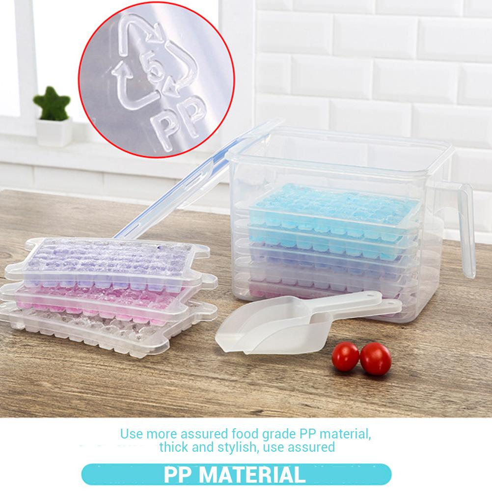 Multi Layer Homemade Frozen Ice Cube Mold Refrigerator Ice Box with Lid Home Ice Box