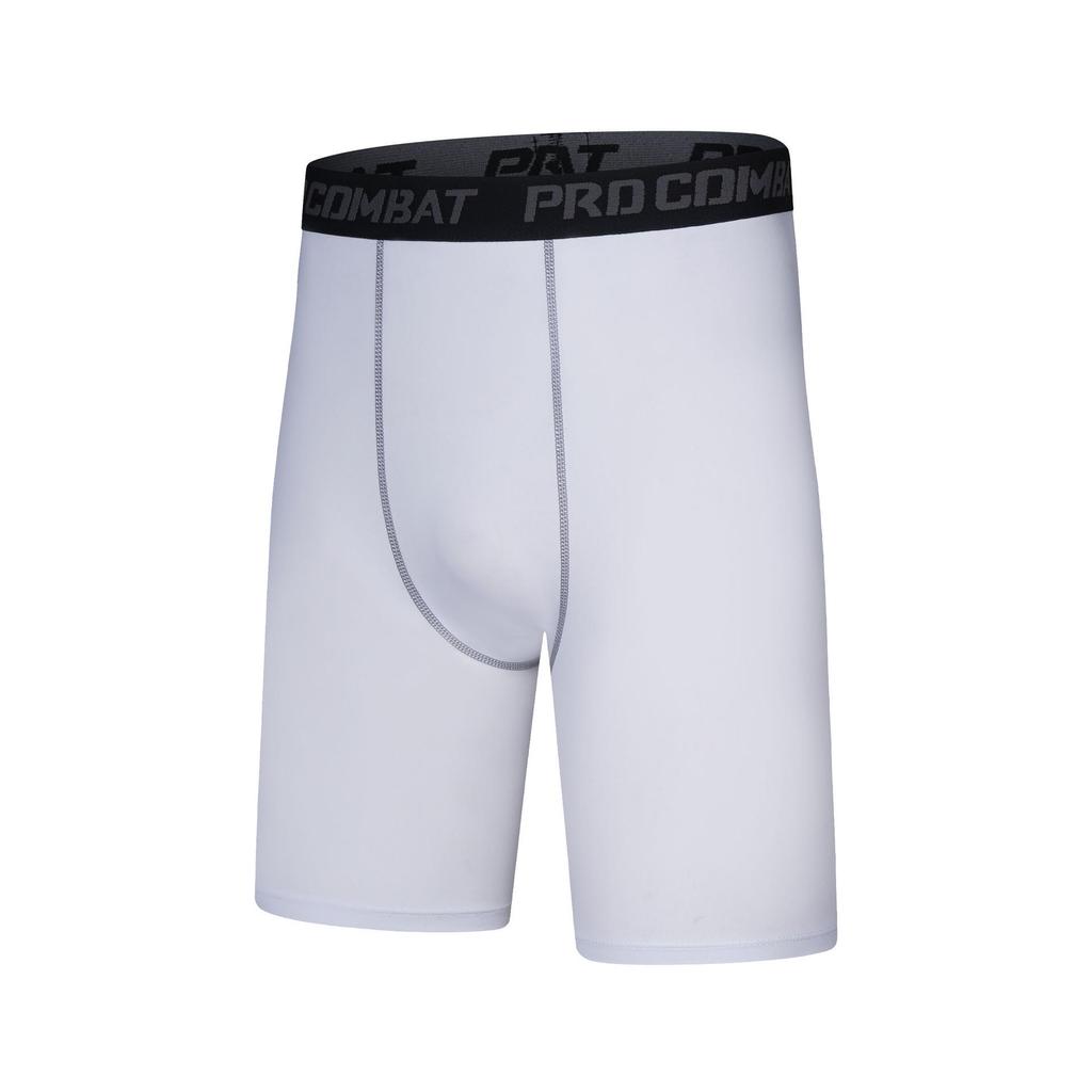Men's American-Style Quick-Dry Basketball Compression Shorts - High Elasticity for Running, Fitness, and Track & Field Students