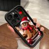 Sky Eye Ladder Soft Case for Samsung A06 A15 A25 A35 A55 A14 S23 S24 FE All Samsung Models Phone Cases Cover NY46 Christmas Santa Claus Christmas Tree