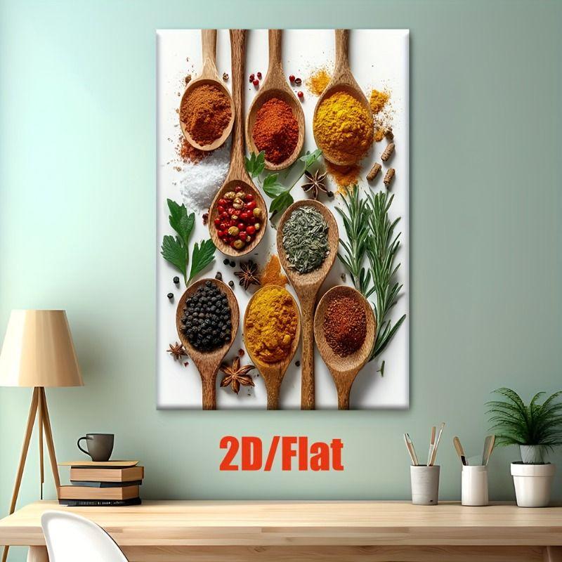Retro Metal Tin Sign Spices Kitchen Bar Cafe Restaurant Wall Art Decor