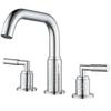 Rubinetti per Lavabo Grigio Ottone Antico Rubinetto Bagno Oro Spazzolato Rubinetti Lavello 3 Fori Calda e Fredda Rubinetto a Cascata Nero Rubinetto dell'Acqua